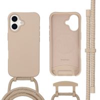 imoshion Color Backcover mit abnehmbarem Handykette und MagSafe Apple iPhone 17 - Nude