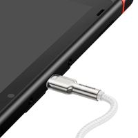 Baseus Cafule Series USB-C-zu-USB-C-Kabel  – Metall – 100 Watt – 1 Meter – Weiß