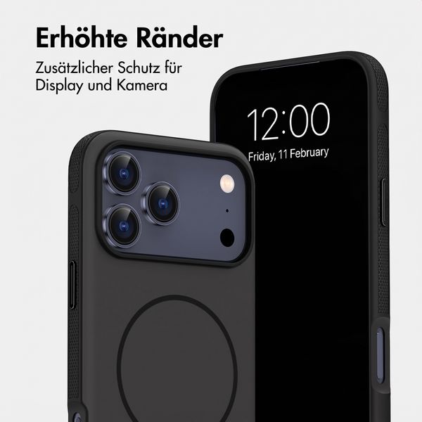 imoshion Color Backcover mit Thin MagSafe Ring Apple iPhone 17 Pro - Schwarz