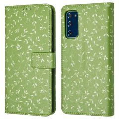 imoshion ﻿Design Klapphülle für das Samsung Galaxy S20 FE - Green Flowers