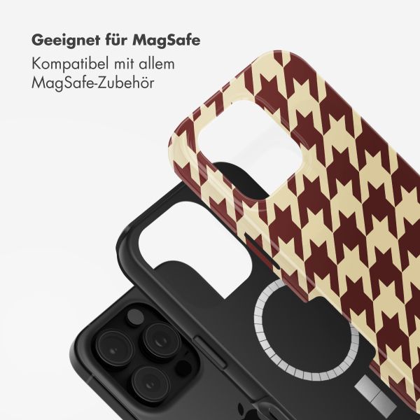 Selencia Vivid Rückabdeckung mit MagSafe Apple iPhone 16 Pro Max - Pied-de-Poule