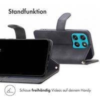 imoshion Klapphülle mit Kordel Motorola Moto G77 - Schwarz
