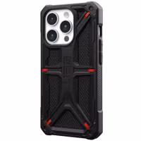 UAG Monarch Backcover für das Apple iPhone 15 Pro - Kevlar Black