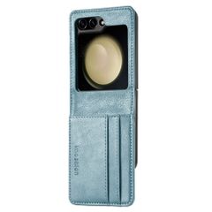 imoshion Luxuriöse Klapphülle Samsung Galaxy Z Flip 6 - Hellblau