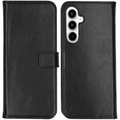 Selencia Echtleder Klapphülle Samsung Galaxy A55 - Schwarz