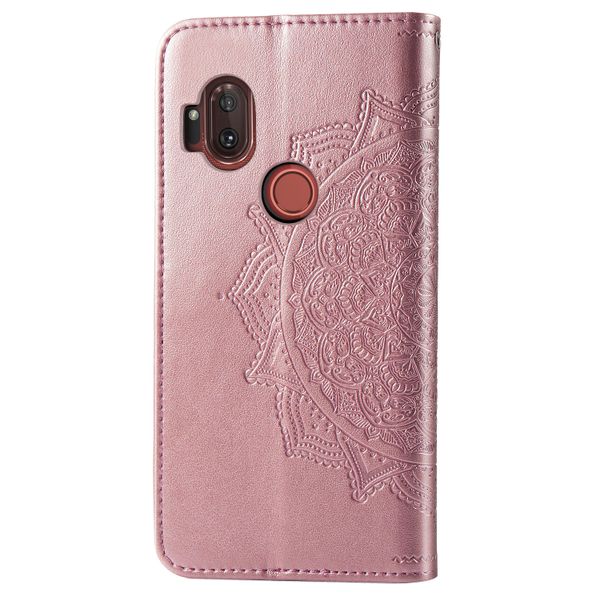 Mandala Klapphülle Roségold Motorola One Hyper
