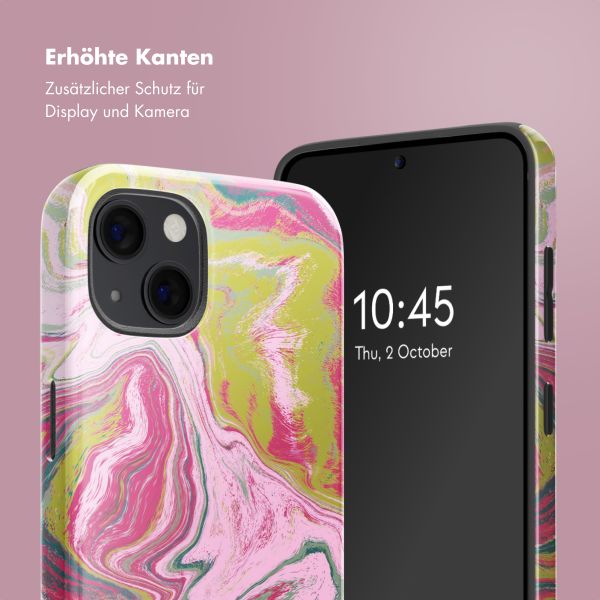 Selencia Vivid Rückabdeckung mit MagSafe Apple iPhone 13 - Marble Pink