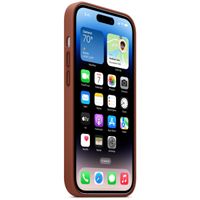 Apple Leder-Case MagSafe für das Apple iPhone 14 Pro - Umber
