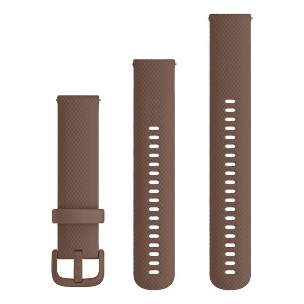 Garmin Silikonarmband -   Garmin 20 mm Anschluss - Cocoa