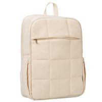 Selencia Vaya Puffy Laptop Rucksack 16 Zoll - Soft Ivory