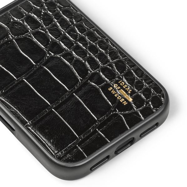 iDeal of Sweden MagSafe-Hülle aus veganem Leder Apple iPhone 18 Pro Max / 17 Pro Max - Black Croco