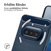 imoshion Brushed Back Cover Nothing Phone (3a) - Dunkelblau