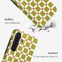 Selencia Vivid Back Cover Samsung Galaxy S25 - Check This Olive
