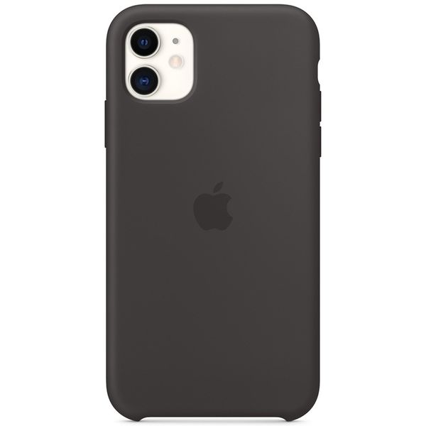 Apple 3 Pack Silikon-Case + Clearcase für das iPhone 11 - Black + White + Clear