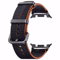 Samsung Original Athleisure Armband für das  Samsung Galaxy Watch 8 (40/44mm) / Classic (46mm) - S/M - Graphite