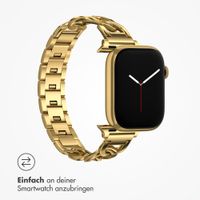 Selencia Chain Armband für Apple Watch Series 1 - 9 / SE (38/40/41 mm) | Series 10 / 11 (42 mm) - Gold