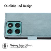 imoshion Luxuriöse Klapphülle Motorola Moto G57 Power - Hellblau