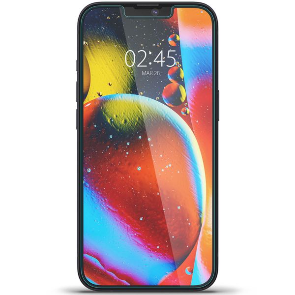Spigen GLAStR Fit Displayschutzfolie  + Applicator 2-pack für das Apple iPhone 13 Mini