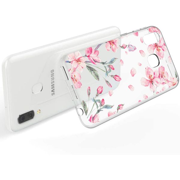 imoshion Design Hülle Samsung Galaxy A20e - Blume - Rosa