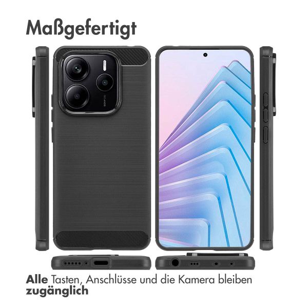 imoshion Brushed Back Cover Xiaomi Redmi Note 14 (5G) - Schwarz