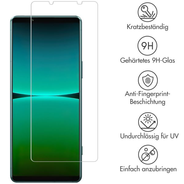 Selencia Displayschutz aus gehärtetem Glas für das Sony Xperia 5 IV