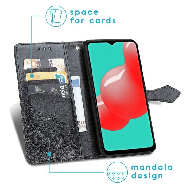 imoshion Mandala Klapphülle Samsung Galaxy A32 (5G) - Schwarz