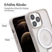 Accezz Ring Stand Backcover mit MagSafe Apple iPhone 13 Pro - Grau