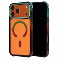 Selencia Gradient MagSafe Back Cover Apple iPhone 17 Pro Max - Grün / Braun