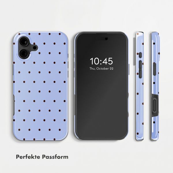 Selencia Vivid Back Cover Apple iPhone 16 - Happy Dots Digital Sky