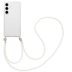 imoshion Handykette mit Perlen + Handgelenkschlaufe Samsung Galaxy S25 Plus - Transparent