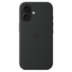 Apple Silikon-Case MagSafe für das iPhone 16 - Black