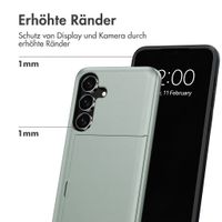 imoshion Backcover mit Kartenfach Samsung Galaxy S26 FE - Dunkelgrün