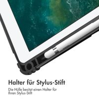 Accezz Rugged Trifold Klapphülle Apple iPad 6 (2018) 9.7 Zoll / iPad 5 (2017) 9.7 Zoll / Air 2 (2014)/Air 1 (2013) - Dunkelblau