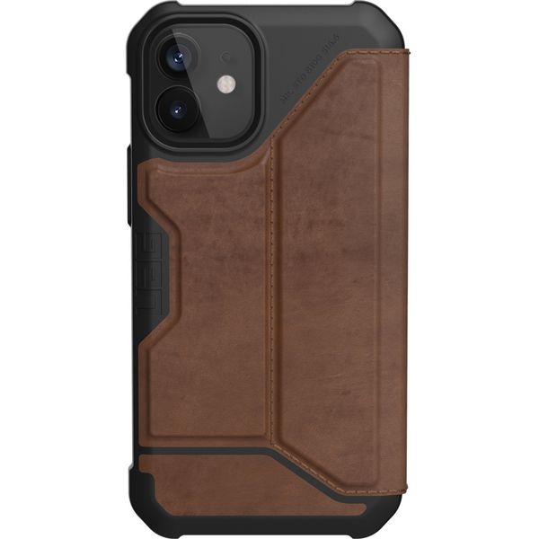 UAG Metropolis Klapphülle Apple iPhone 12 Mini - Leather Brown