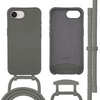 imoshion Color Rückabdeckung mit abnehmbarem Handykette und MagSafe Apple iPhone 16e - Black Coffee
