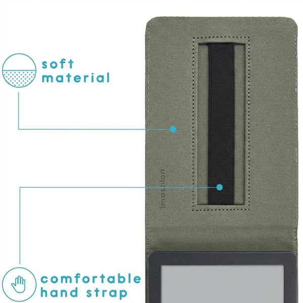 imoshion Stand Flipcase Kobo Clara Colour / BW - Hellgrün