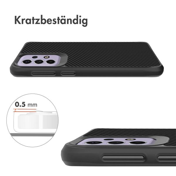imoshion Rugged Hybrid Carbon Case Samsung Galaxy A33 - Schwarz