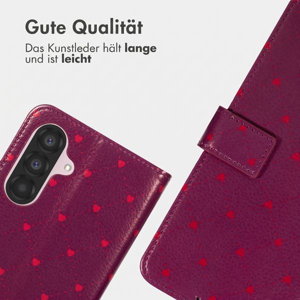 imoshion Design Klapphülle Samsung Galaxy A36 - Crush Check Coral Dust