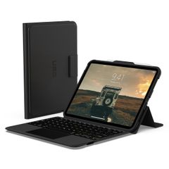 UAG Bluetooth-Tastatur Klapphülle mit Trackpad für das iPad 11 (2025) 11 Zoll / iPad 10 (2022) 10.9 Zoll - Schwarz