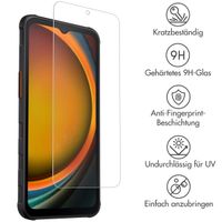 Accezz Screen Protector aus gehärtetem Glas für das Samsung Galaxy Xcover 7 - Transparent