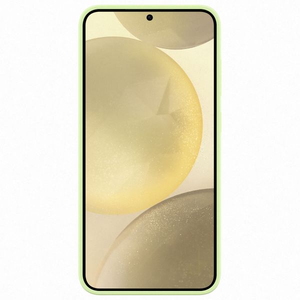 Samsung Original Silikon Cover für das Galaxy S24 Plus - Light Green