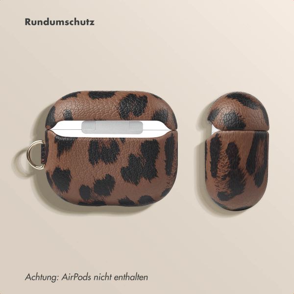 Selencia Sabi Case Apple AirPods 3 - Leopardenmuster - Mocha Brown