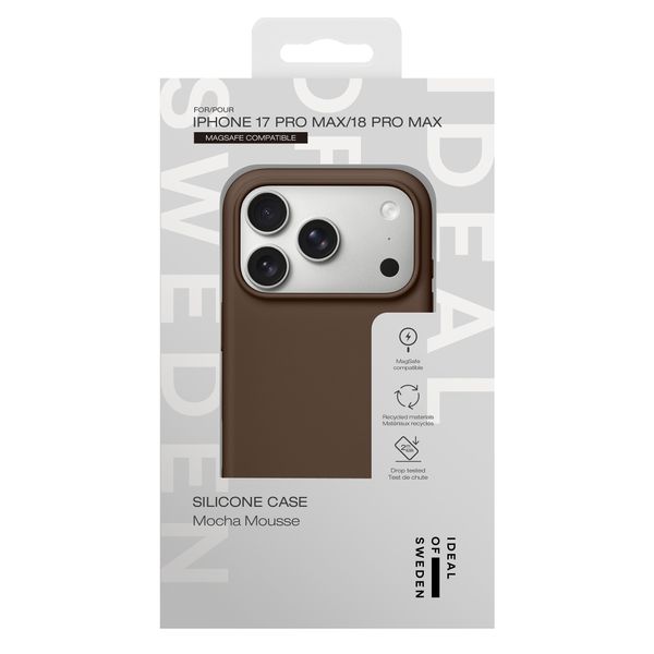 iDeal of Sweden Silikonhülle mit MagSafe Apple iPhone 18 Pro Max / 17 Pro Max - Mocha Mousse