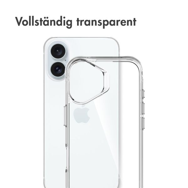 imoshion Rugged Air Case für das Apple iPhone 16 Plus - Transparent