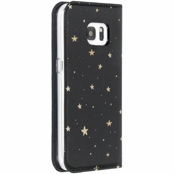 Winter-Design TPU Klapphülle für das Samsung Galaxy S7