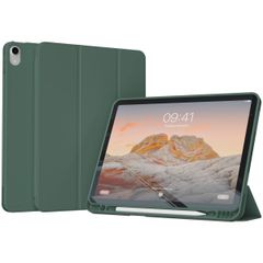 Accezz Smarte Klapphülle aus Silikon iPad 11 (2025) 11 Zoll / iPad 10 (2022) 10.9 Zoll - Dunkelgrün