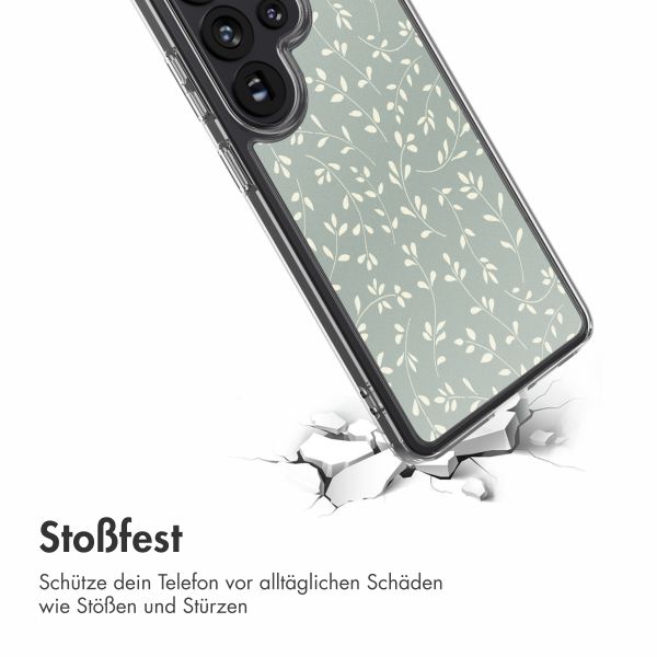 imoshion Design Hülle Samsung Galaxy S26 Ultra - Smoke Green Flowers