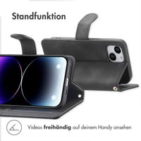 imoshion Klapphülle mit Kordel Apple iPhone 14 / 13 - Schwarz