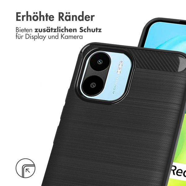 imoshion Brushed Back Cover Xiaomi Redmi A1 / A2 - Schwarz