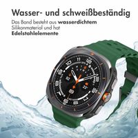 imoshion Ocean Silikonarmband für das  Samsung Galaxy Watch Ultra (2024/2025) - Dunkelgrün